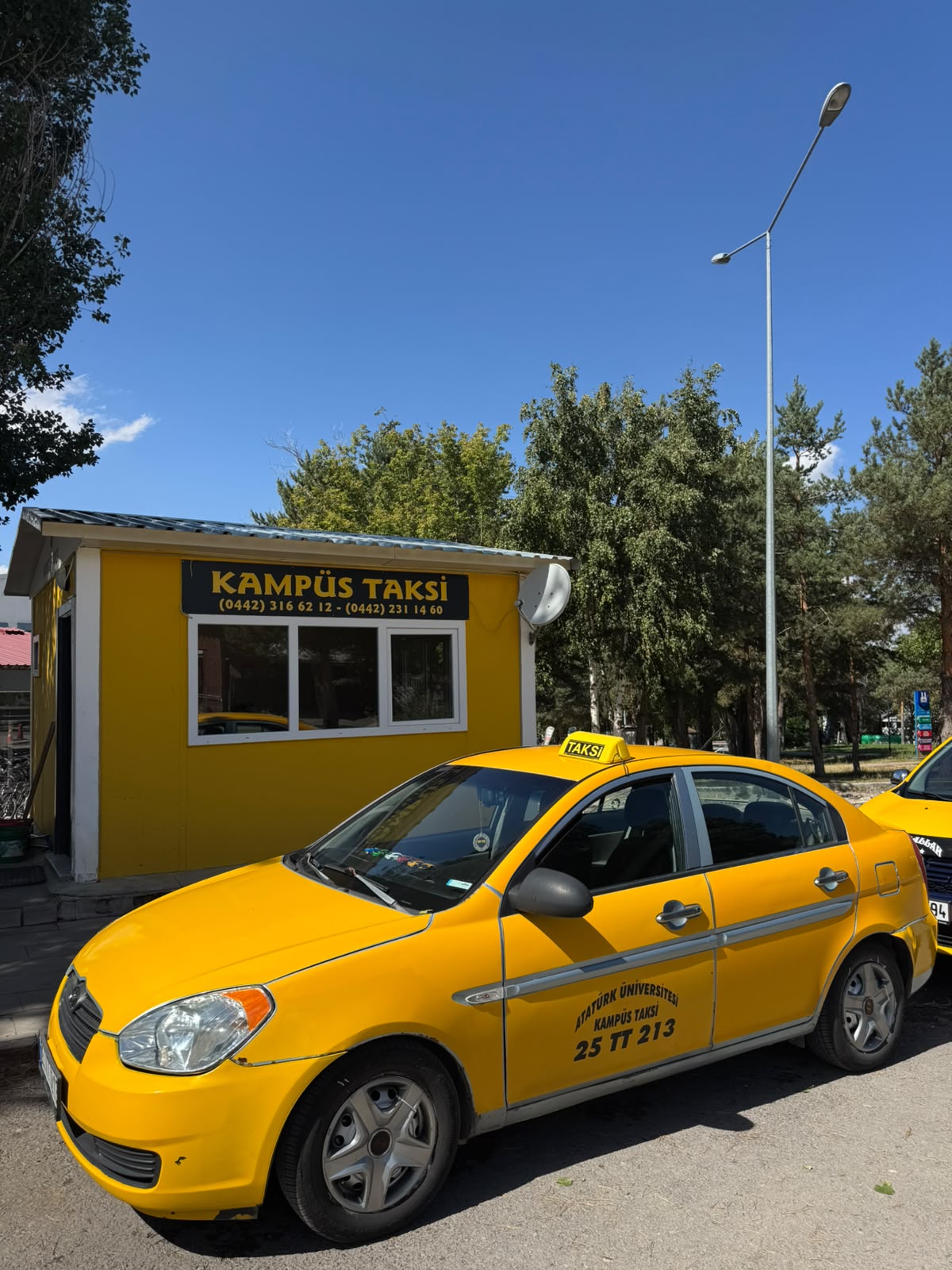 Kampüs Taksi tabelası, Erzurum